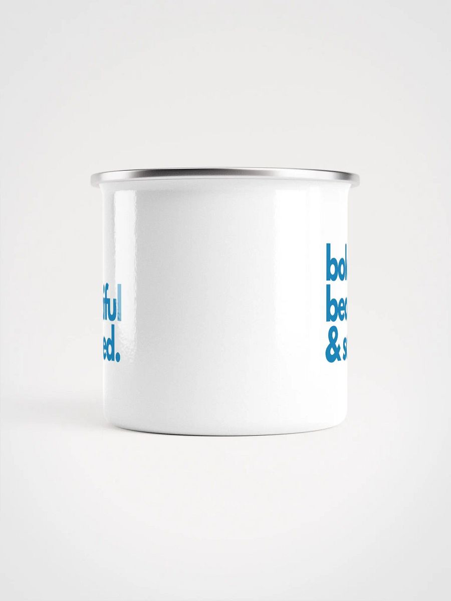 Bold Beautiful & Saved Enamel Mug product image (3)