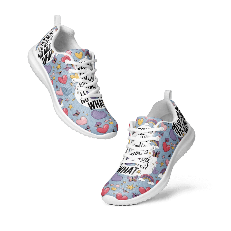 Jesus Loves You Women's Athletic Shoes product image (11)