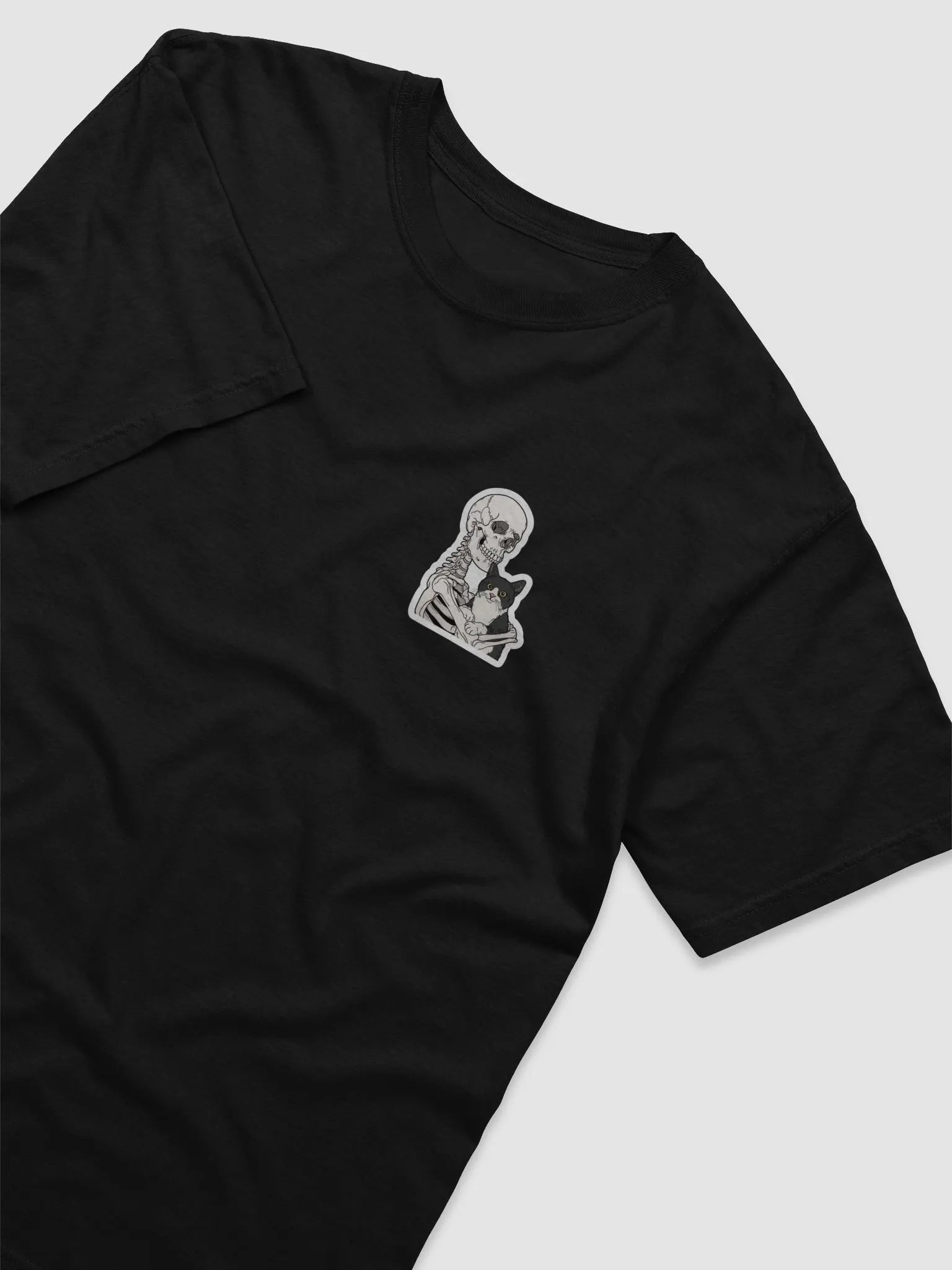 Skeletal Comfort Cat Tee product image (11)
