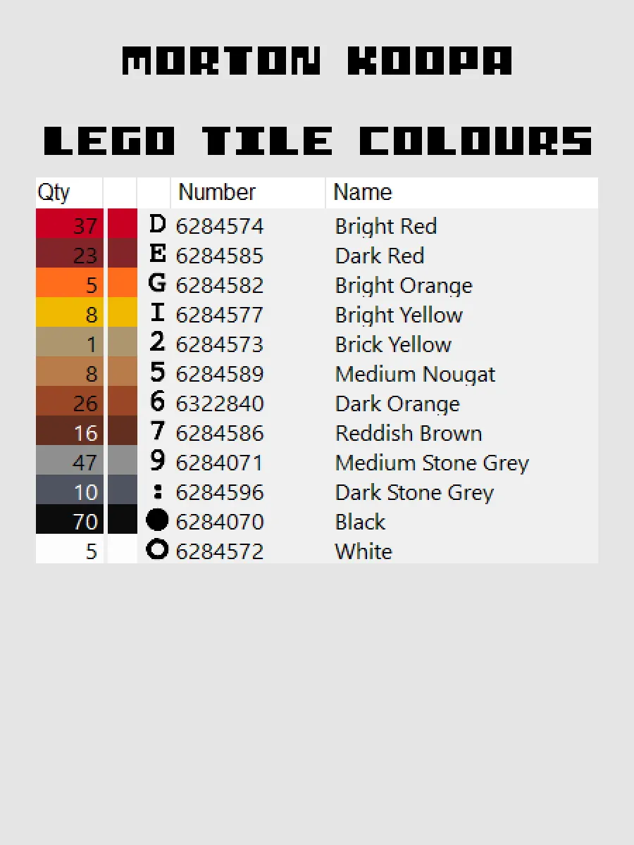 Morton Koopa Pixel Art product image (5)