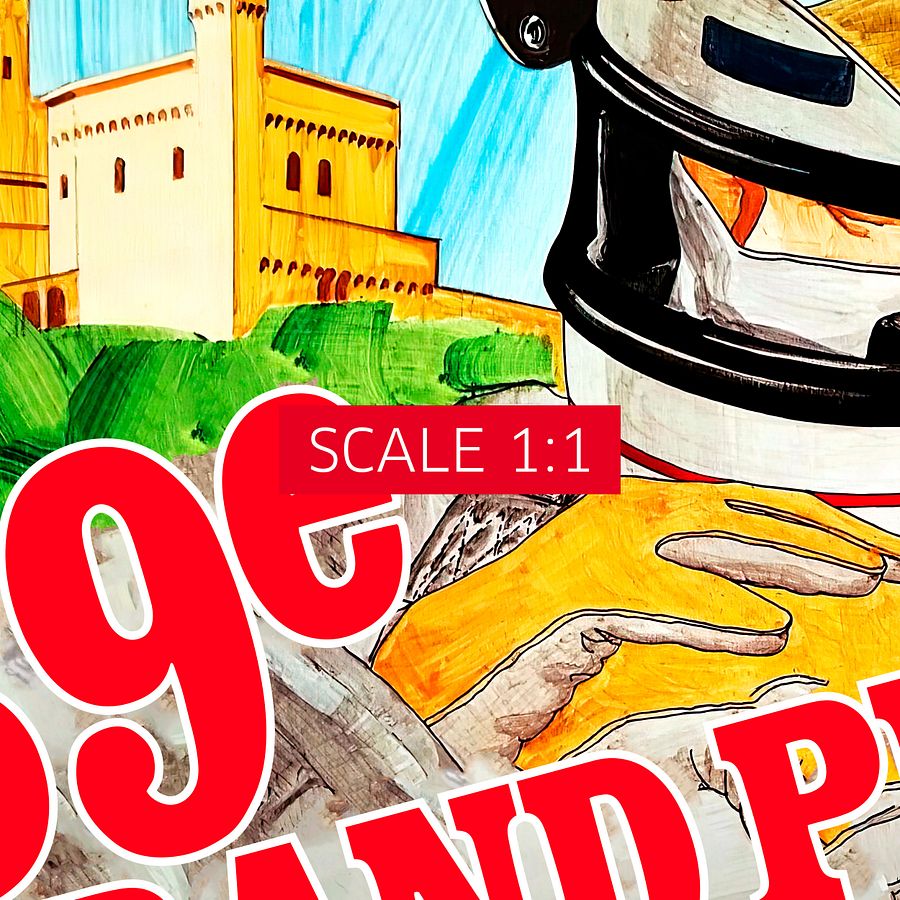 Monaco Vintage F1 Grand Prix, 1981 poster — Vintage Formula 1 poster, Monaco Grand Prix poster, retro travel poster product image (5)