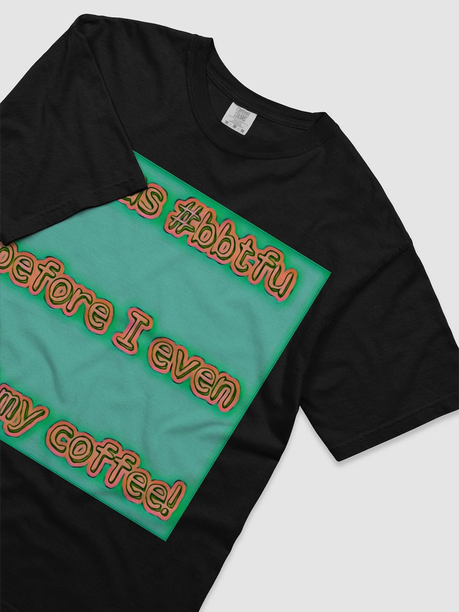#bbtfu coffee tee (turquoise) product image (3)