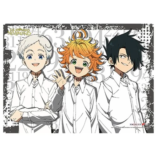The Promised Neverland Group Wall Scroll - Must-Have Anime Decor! product image (1)