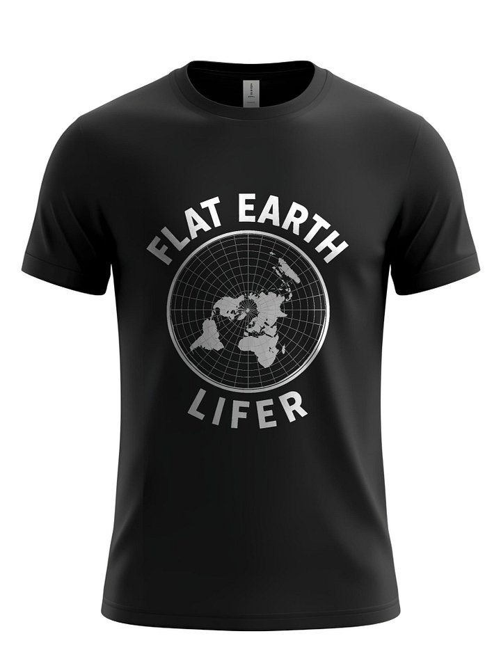 Flat Earth Lifer - Clean Modern Design T-Shirt product image (1)