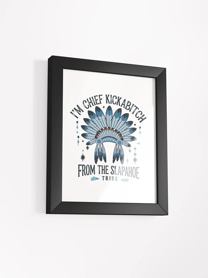 Chief Kickabitch Framed Matte Poster product image (37)