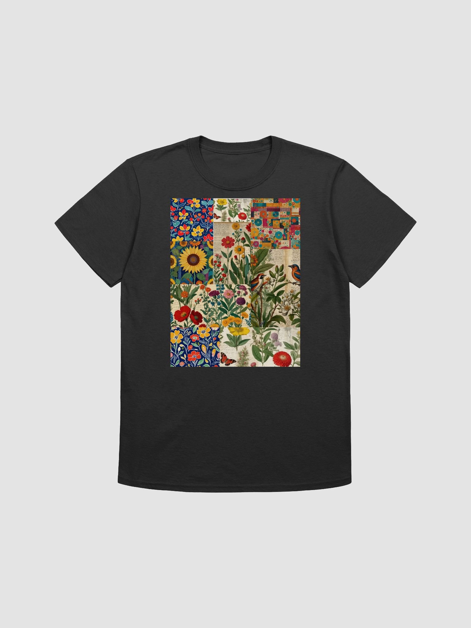 Floral Patchwork Paradise T-Shirt product image (12)