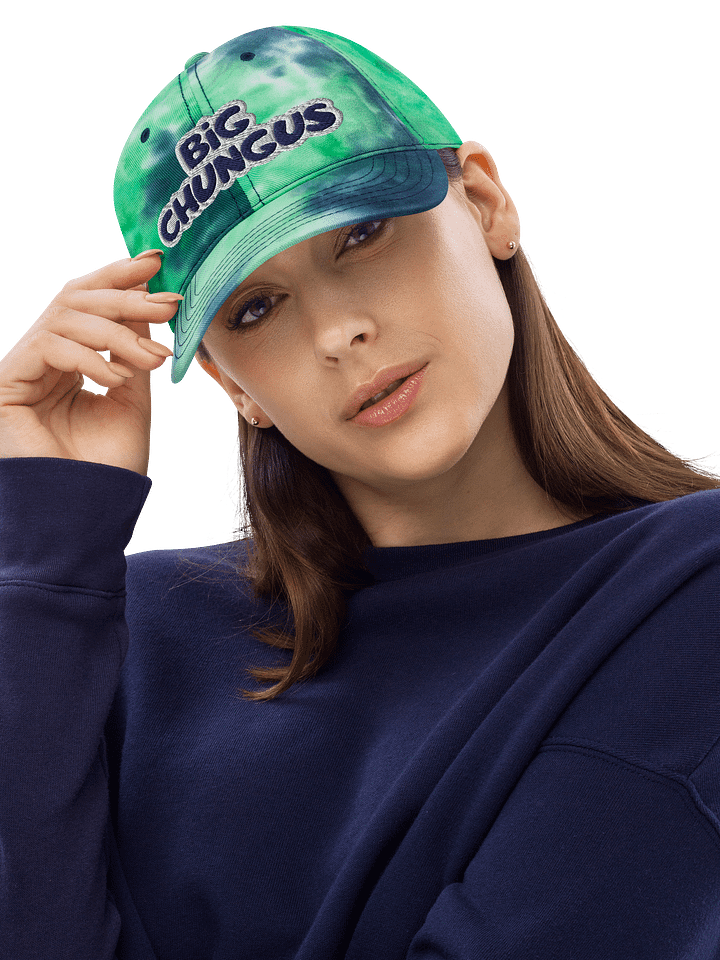 Big Chungus embroidered tie-dye dad hat product image (1)