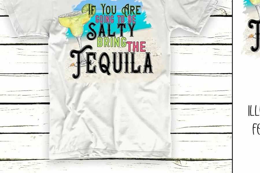Salty Tequila | Sublimation Design product image (1)