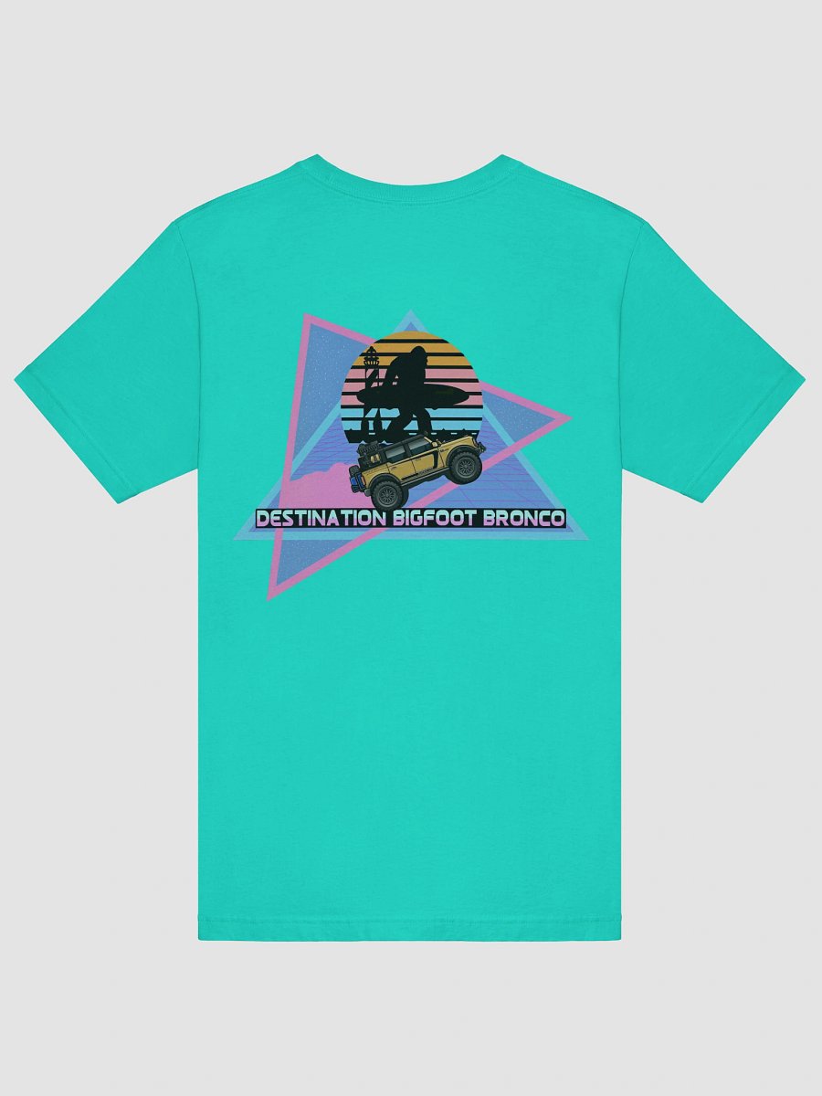 JC Edition Destination Bigfoot Bronco Retro-Inspired T-Shirt (Teal) product image (6)