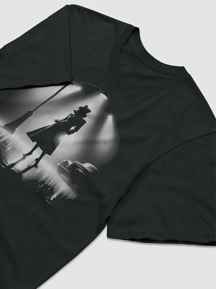 Femme Fatale Noir Rainy Night Mystery (Front Print Womens Tee) product image (2)