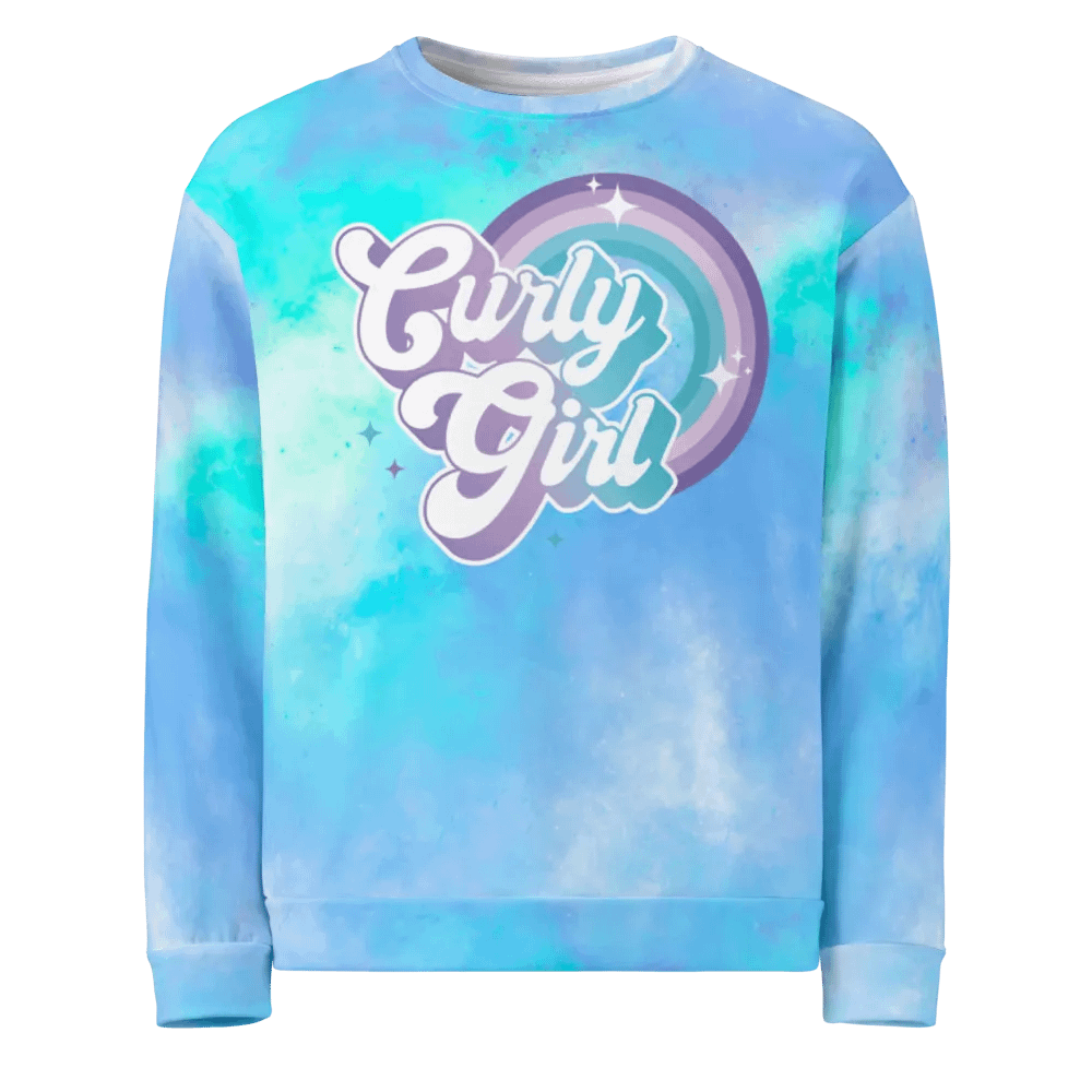 Curly Girl Tie-Dye Crewneck product image (1)