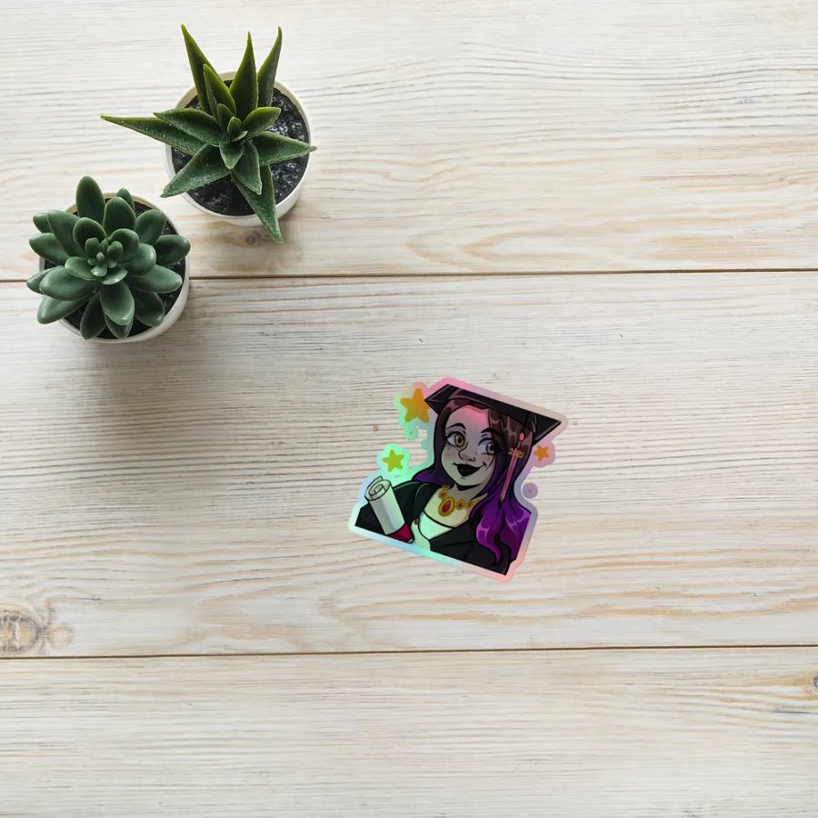 Big Brain Smarts- Holographic Sticker Set product image (10)