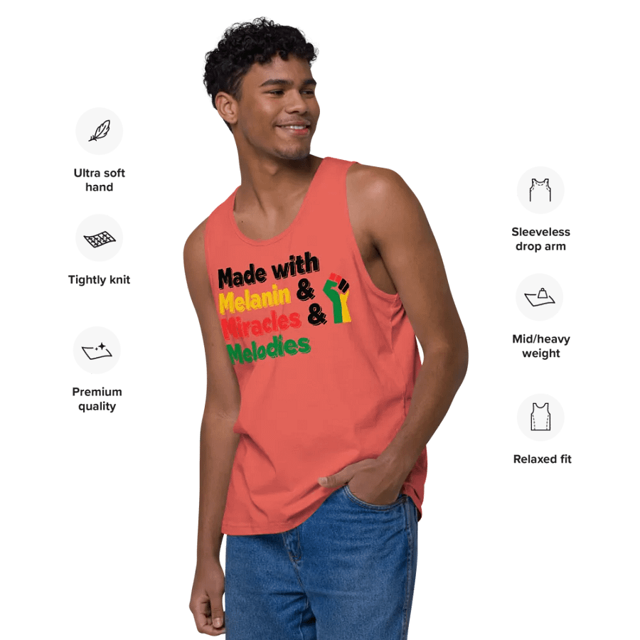 Melanin Miracles Men's Tank Top product image (72)