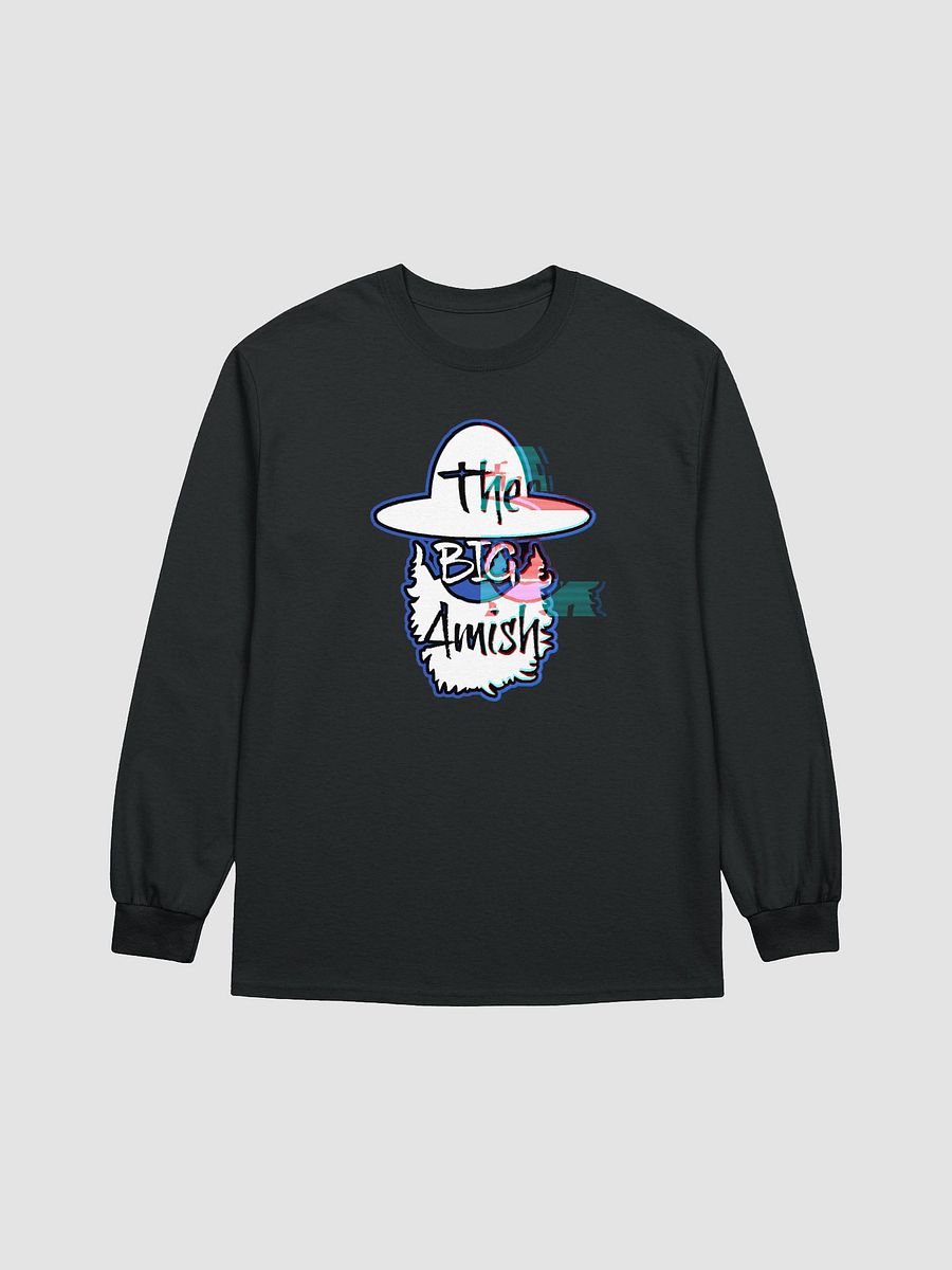 Glitched Amish Silhouette Long Sleeve Tee product image (1)