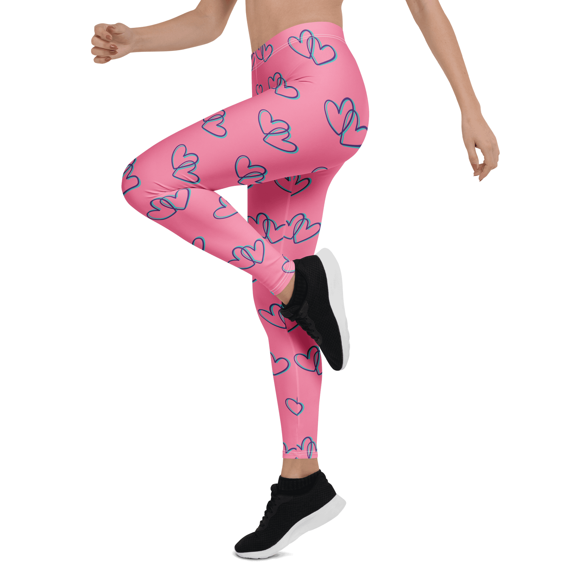 Pink Heart Leggings product image (5)