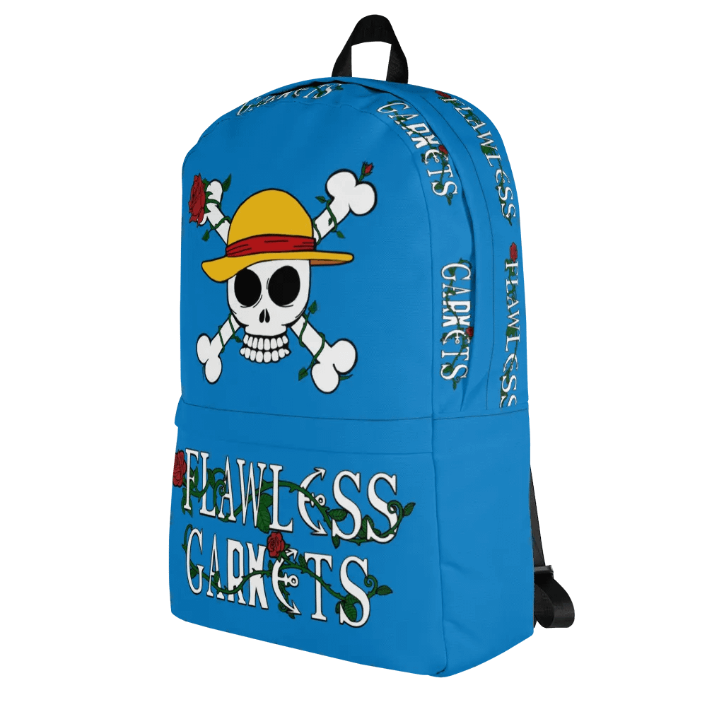 Flawless Garnets ONE PIECE Backpack Design 2 Blue product image (1)