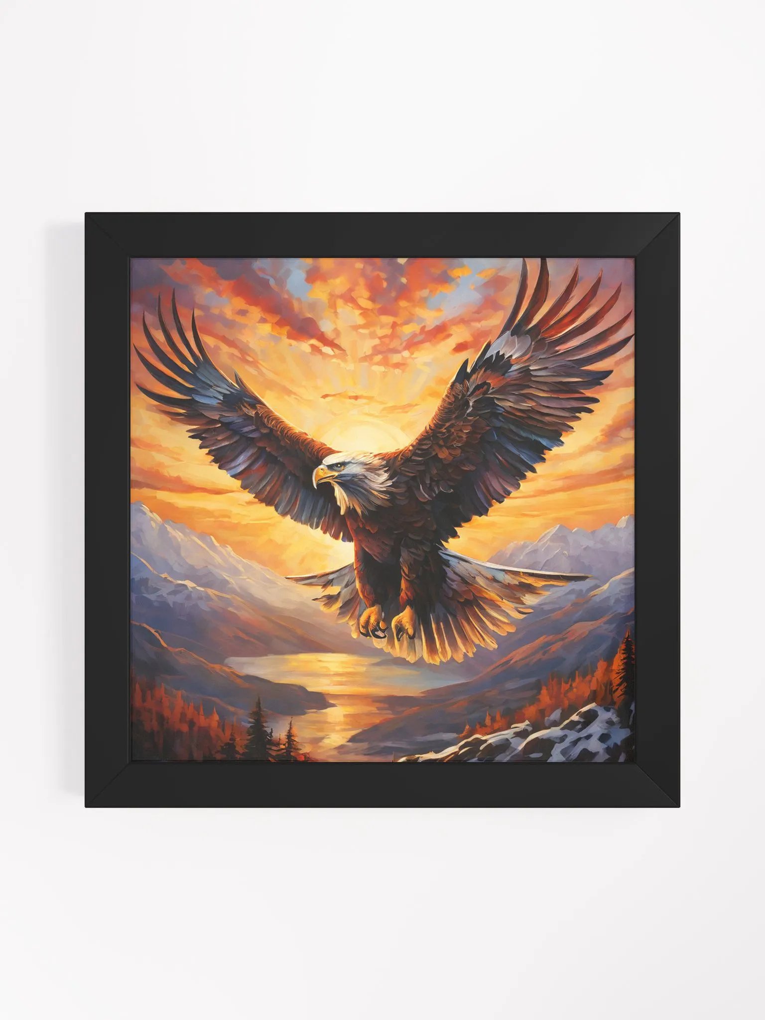 An eagle at sunrise product image (1)