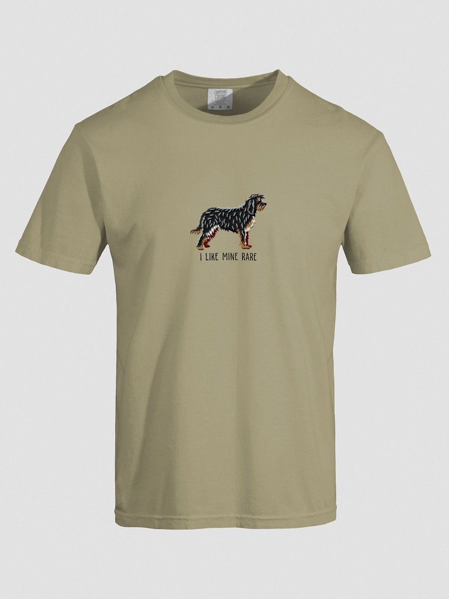 I Like Mine Rare T-Shirt(Embroidered) of an Otterhound(Black & Tan) product image (17)
