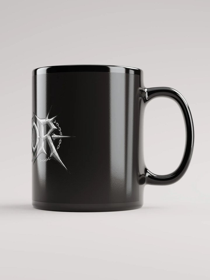 RIGOR Black Glossy Mug product image (1)