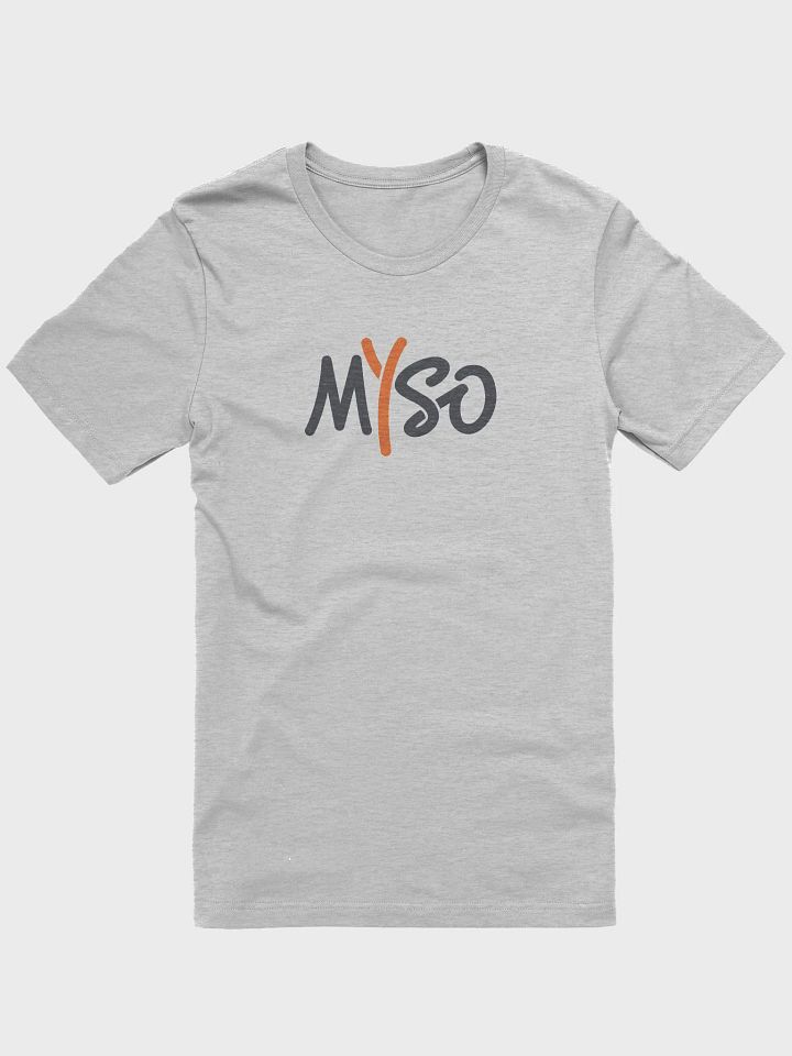 MYSO Grey T-shirt with Color Solo Logo product image (1)