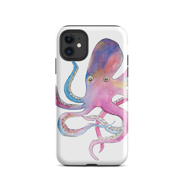 Rainbow Octopus Tough iPhone Case product image (2)