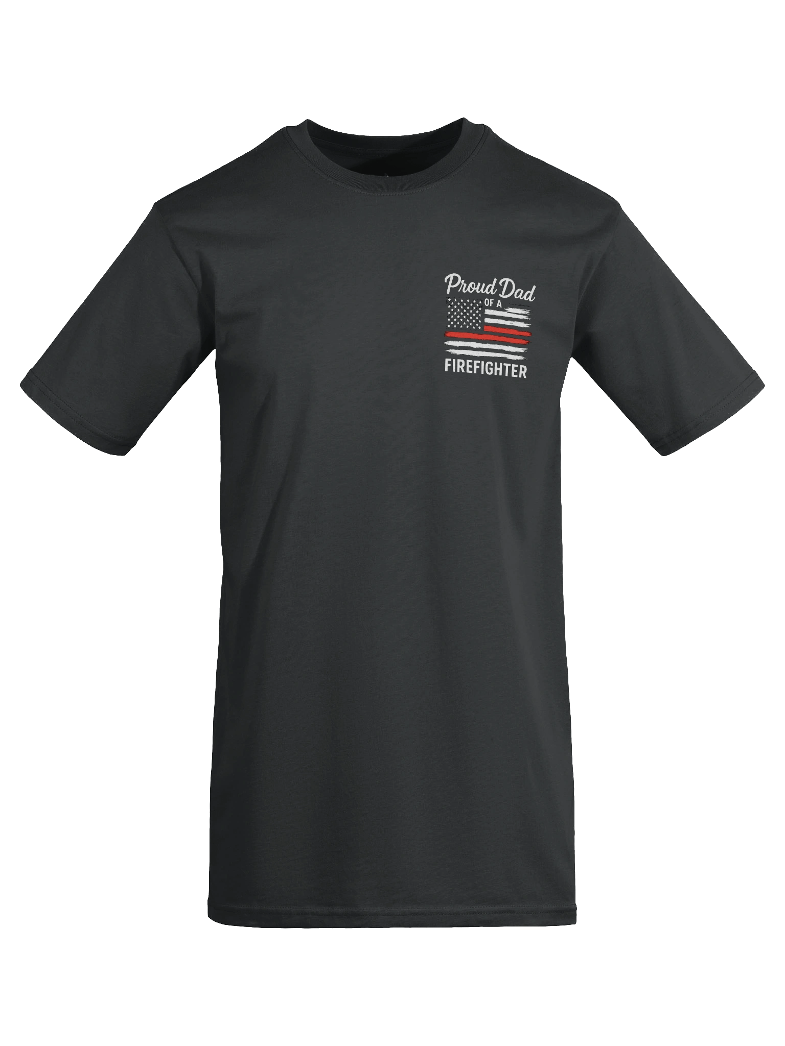 Proud Dad Firefighter Graphic T-shirt product image (13)