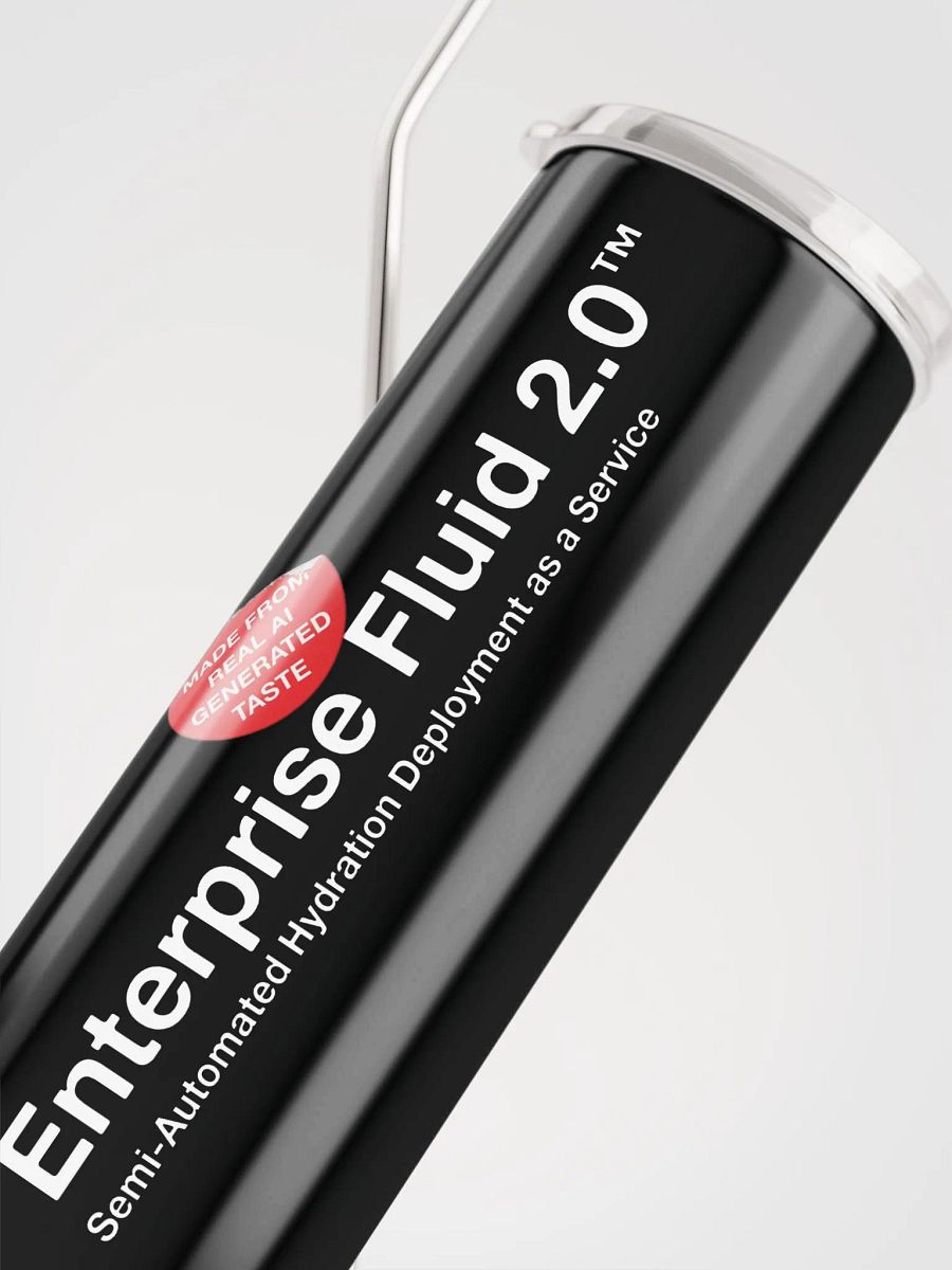 Enterprise Fluid 2.0 - Stainless Steel Tumbler (Black) product image (3)