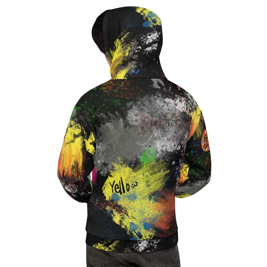 Splatter-Wear #1 All-Over-Print Unisex Hoodie/Black product image (1)