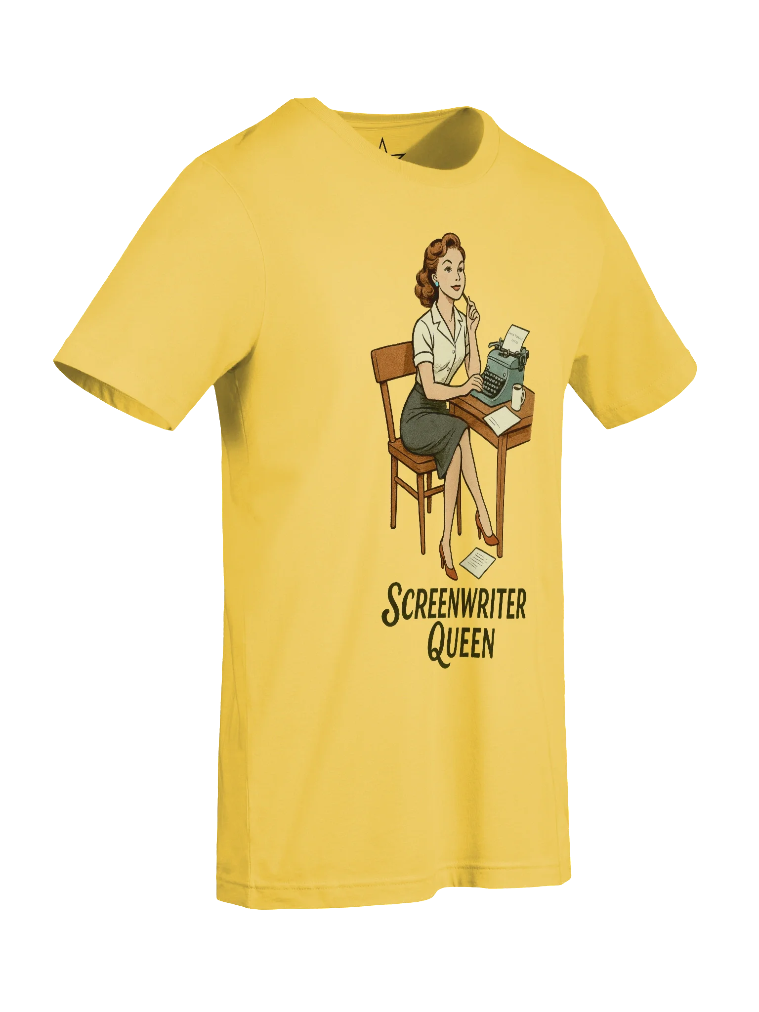 Screenwriter Pin-up Girl 1940's Retro Concert Tee Fit Unisex T-Shirt product image (81)
