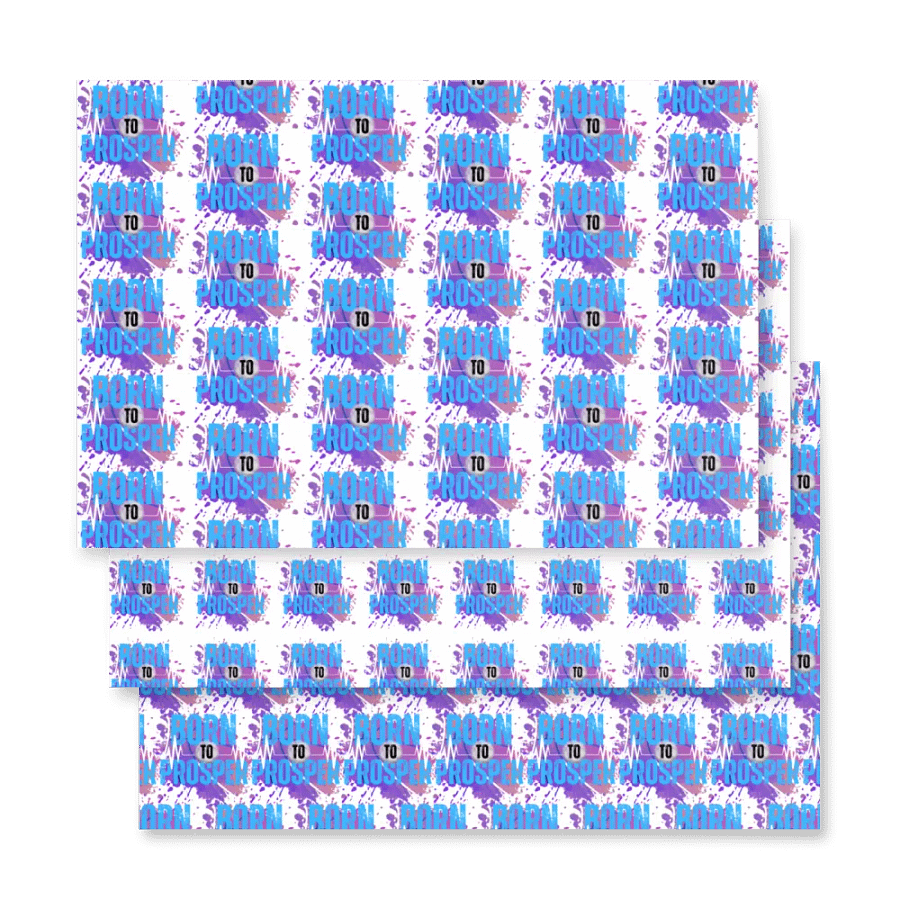 Born To Prosper Wrapping Paper Set product image (4)