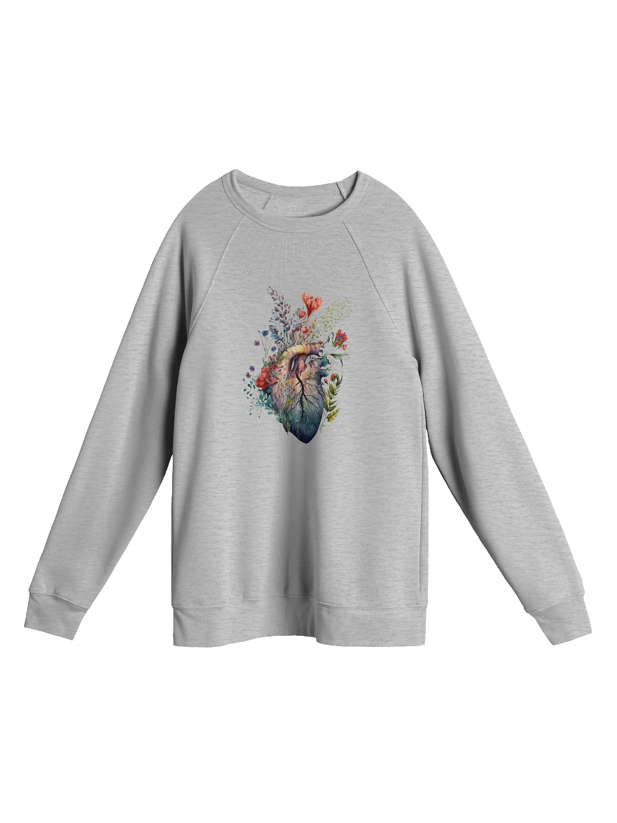 Floral Anatomy Heart Pullover – Botanical Heart product image (1)