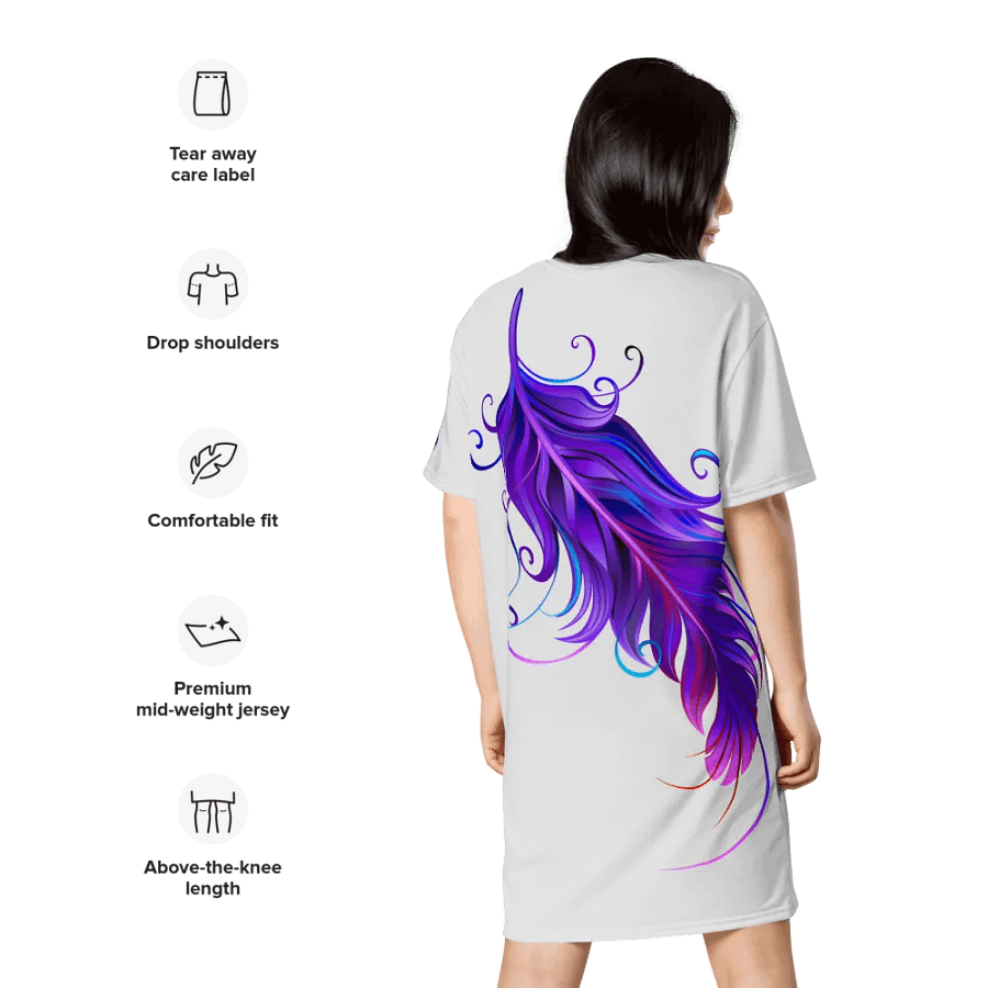 Mystic Feather Dream All-Over Dress product image (10)