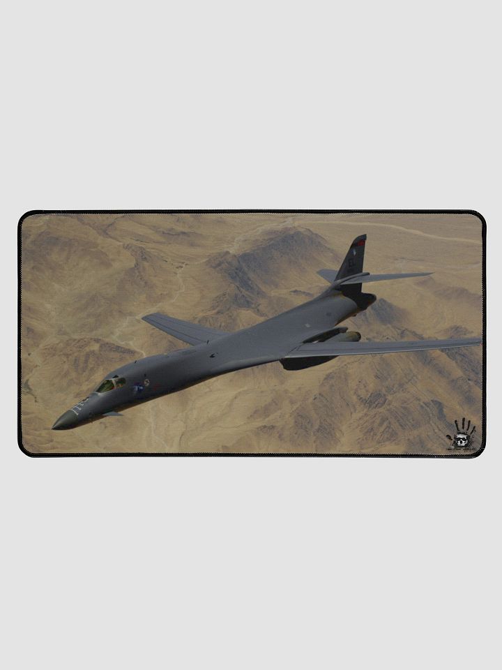 B1B Lancer showing force Neoprene Desk Mat product image (1)