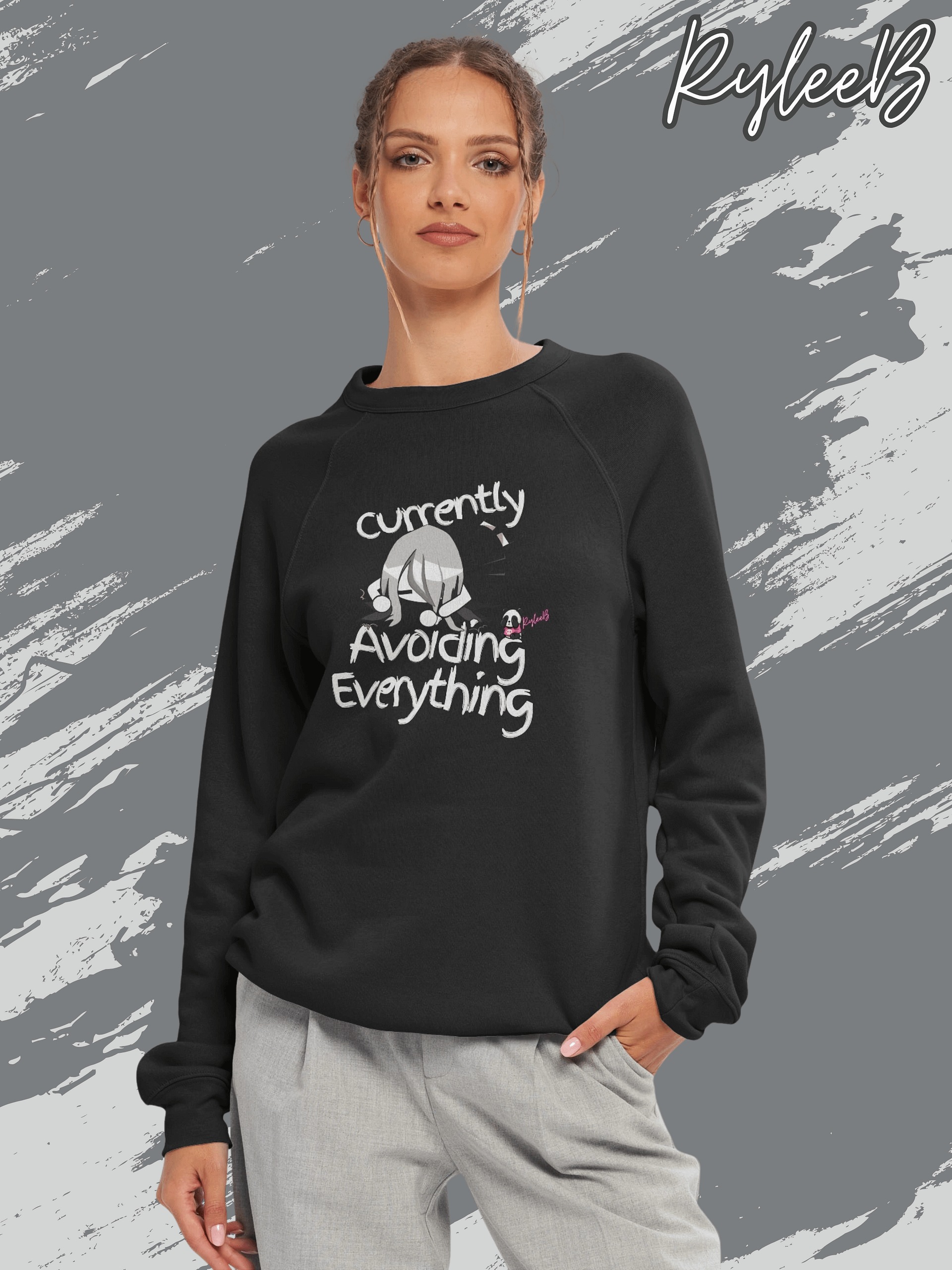 Funny Adulting Sweatshirt - Avoidance by RyleeB product image (2)
