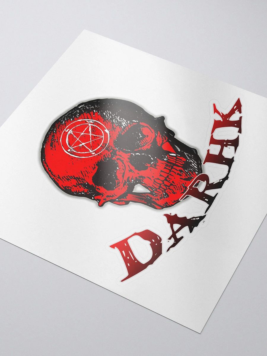 Darhk Skull Sticker (With Name) product image (3)