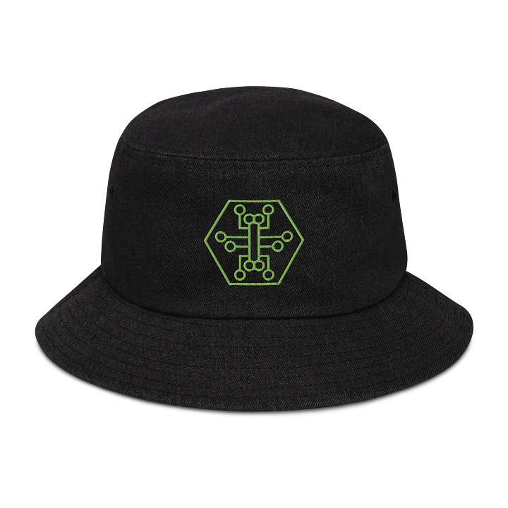hackers.town bucket hat, green product image (1)
