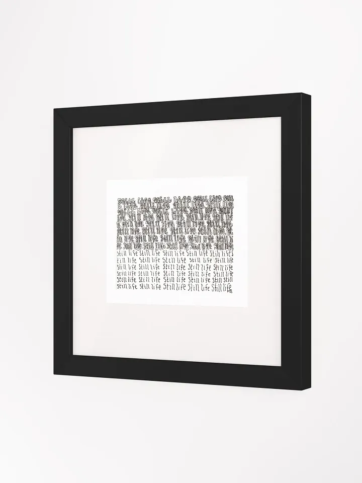 Stillife Panel Card Print Framed product image (18)
