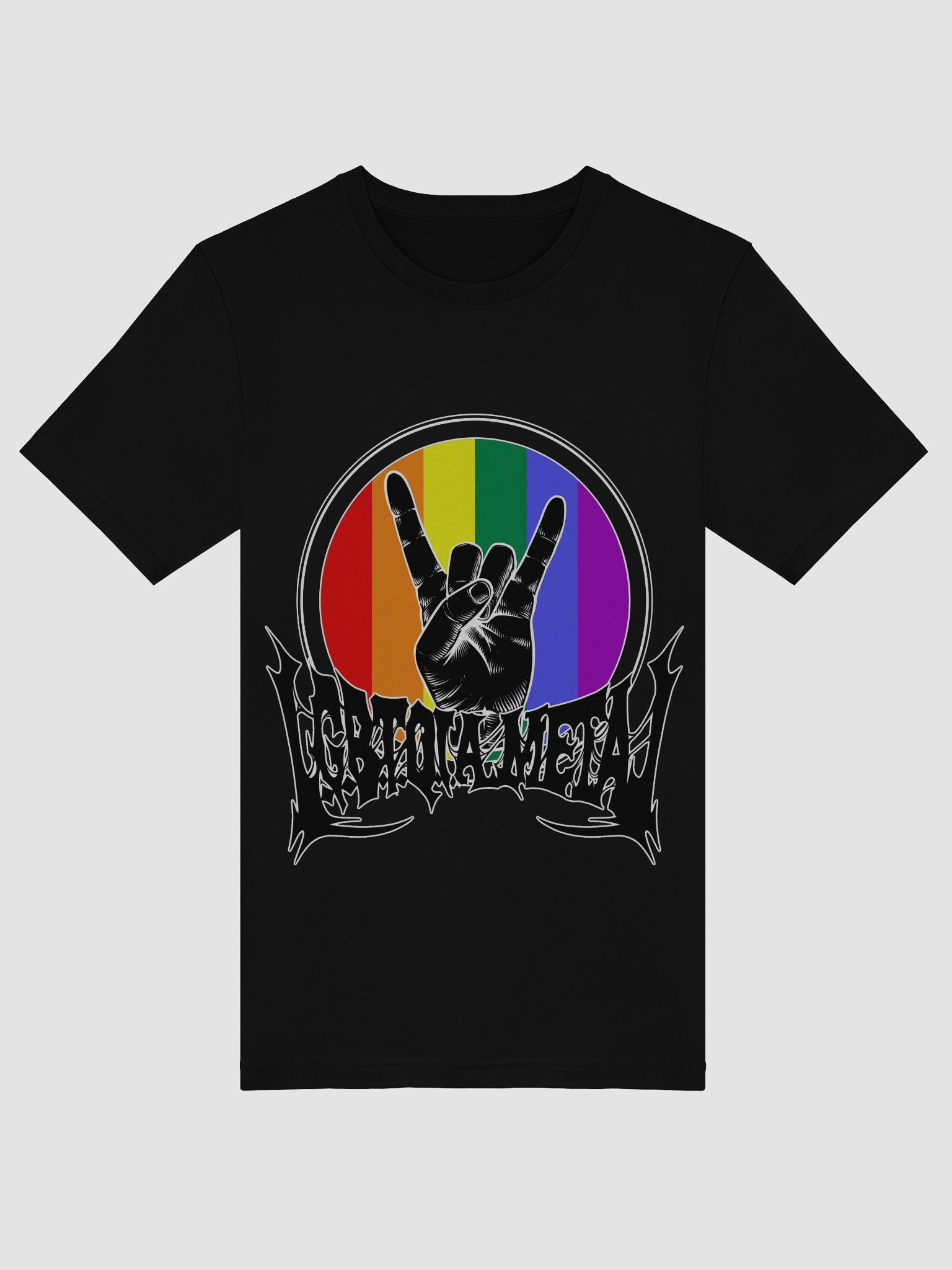 LGBTQIA Rainbow Metal Unisex Shirt product image (5)