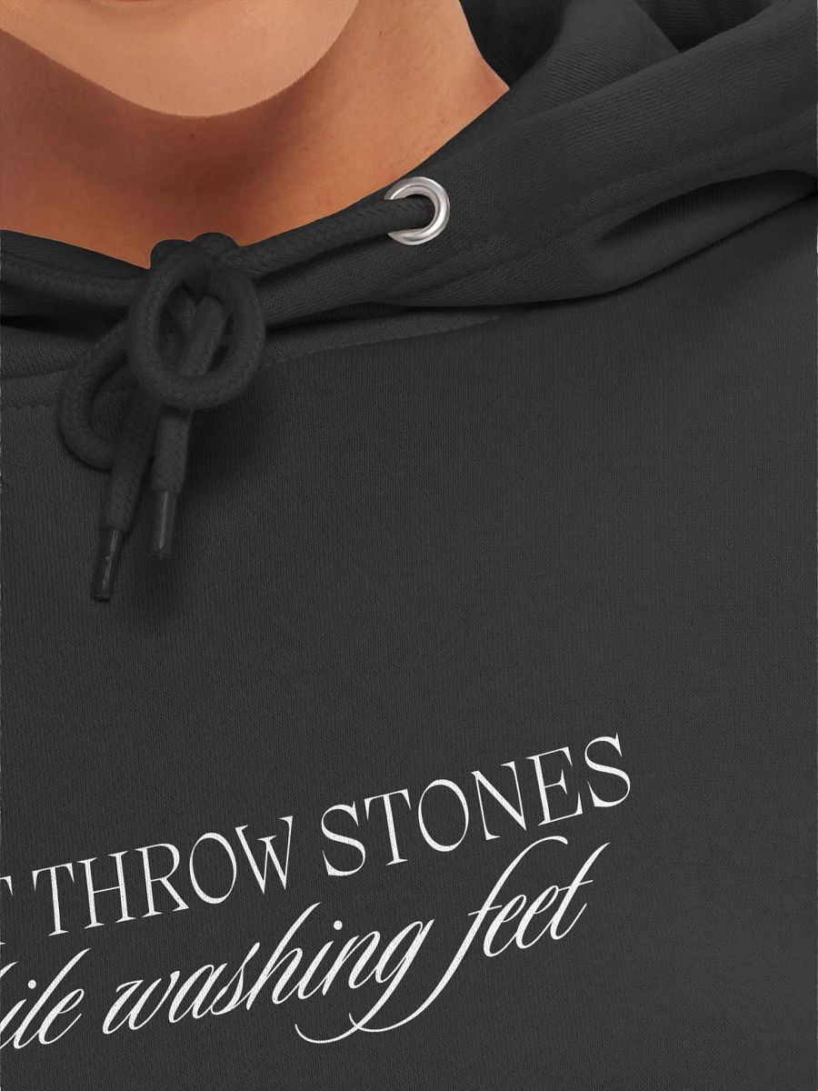 Can't Throw Stones While Washing Feet Hoodie product image (7)