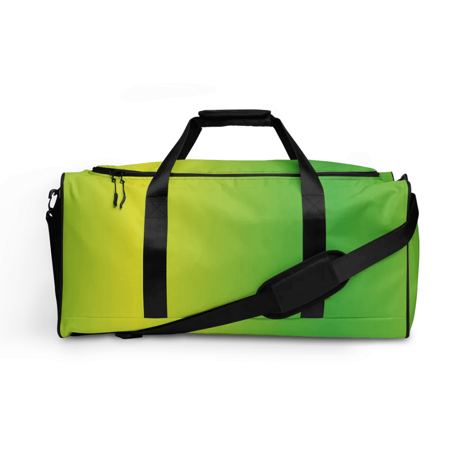 Miniaday Designs Green Ombre Duffle Bag product image (3)
