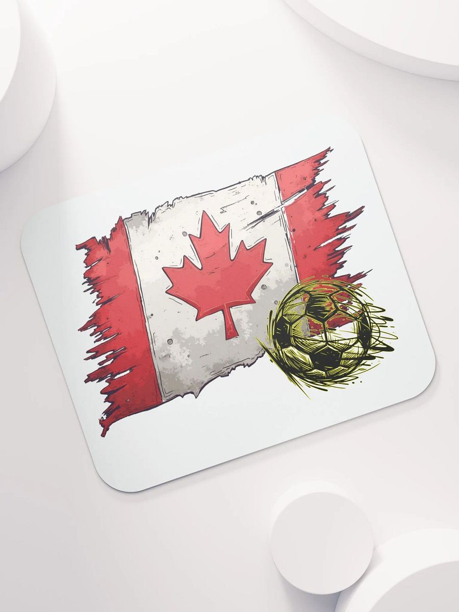 Canada Flag Soccer Football Mouse Pad product image (5)