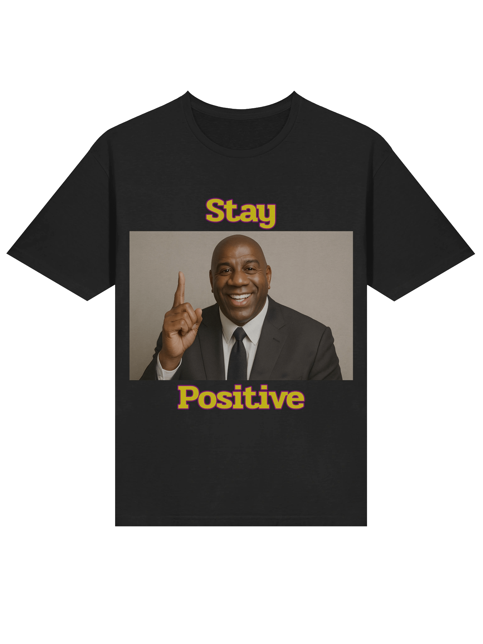 Stay Positive – Motivational Basketball Parody T-Shirt product image (14)