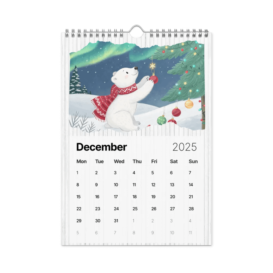 ADORABLE ANIMALS WALL CALENDAR 2025 product image (4)