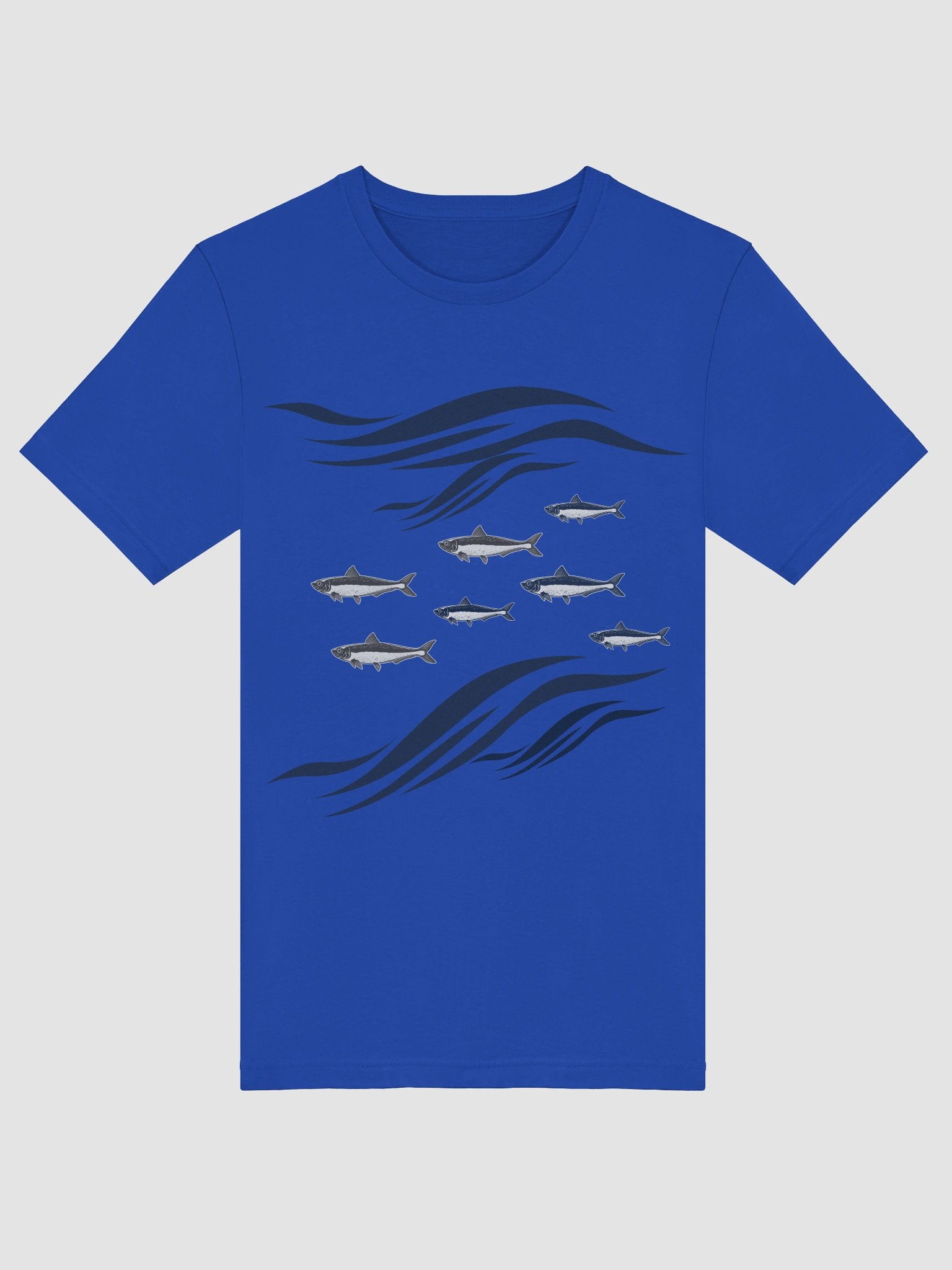 Sardines In Waves Supersoft Lightweight T-Shirt product image (5)