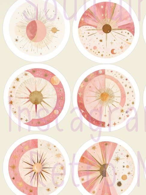 Celestial Sunrise Instagram Highlight Covers | Set of 15 Boho & Abstract Sun Icons | Cosmic Earthy Aesthetic product image (3)