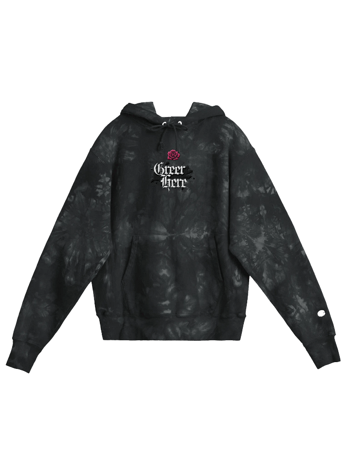 Gothic Rose Champion Tie-Dye Hoodie product image (1)