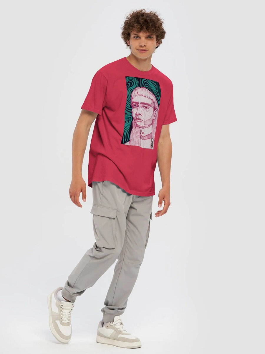 (Playeras Hombre) SUMINAGASHI RED&GREEN product image (5)