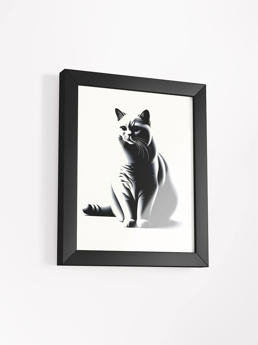 Framed High-Quality Matte Poster (in): American Shorthair product image (62)