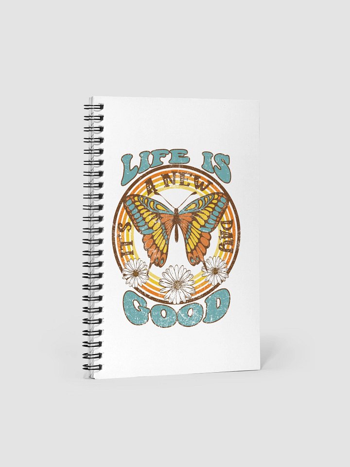 Life Is Good Retro Spiral Notebook product image (1)