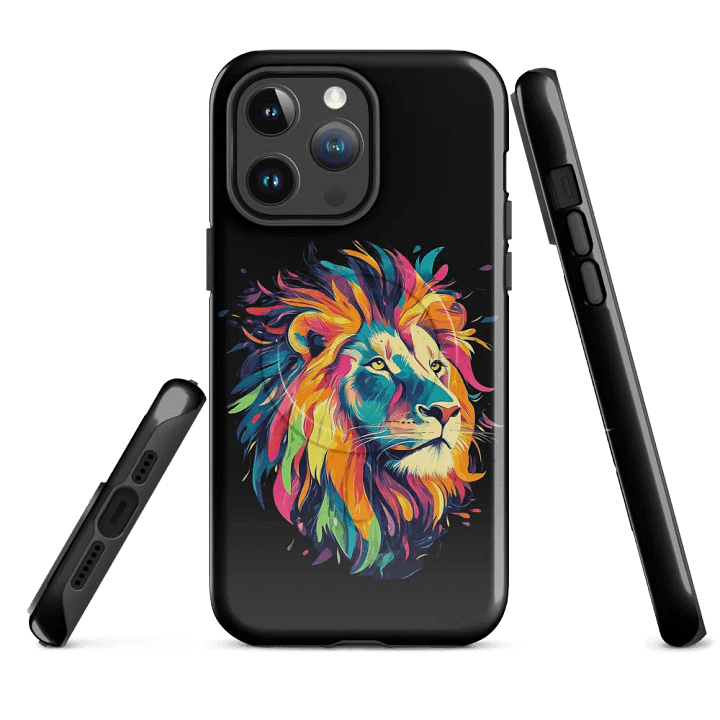 Vibrant Lion iPhone® MagSafe® Tough Case product image (4)
